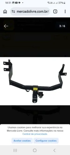 ENGATE REBOQUE / ENGATE TORO / FIAT TORO/ ENGATE REMOVÍVEL