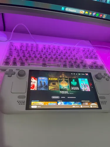 steam deck OLED branco 1tb edição limitada