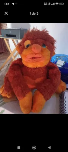 Macaco Chico Menega/ mascote da chucha dos anos 90