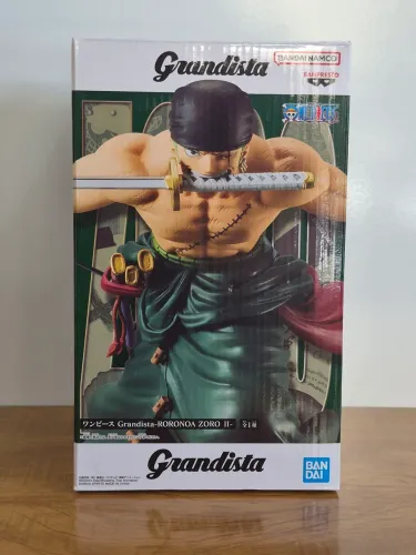 Aproveite o Cupom!! - Figure Roronoa Zoro II Grandista - One Piece -Bandai