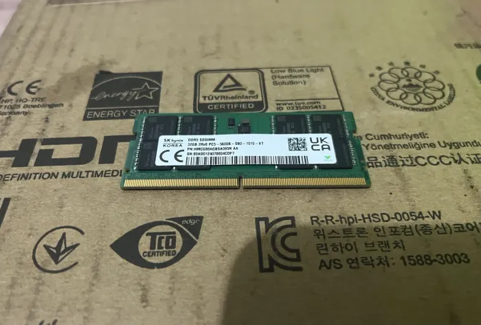32gb ddr5 notebook 5600mhz