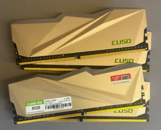 MEMORIAS CUSO RGB 32GB (4X8) 3200 MHZ