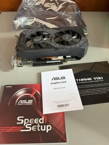Placa de Vídeo ASUS TUF Gaming GTX 1660 Ti 6GB - Excelente Estado