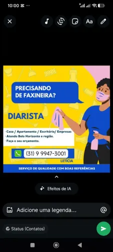 Faxineira /diarista
