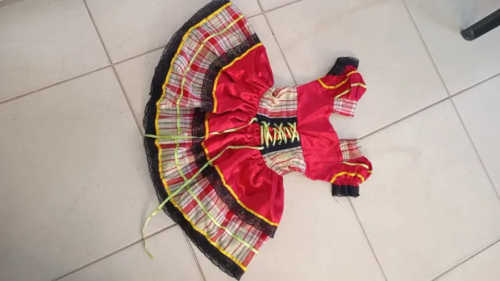 Vestido junino infantil