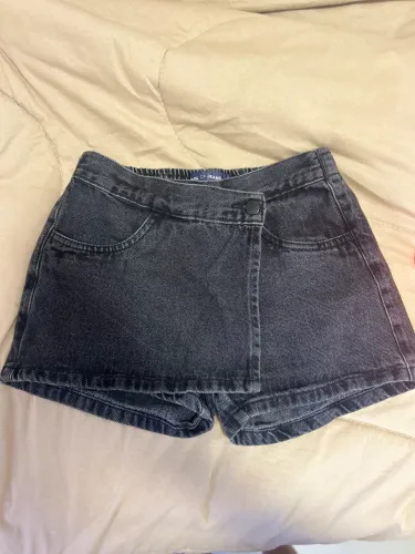 Short saia jeans infantil