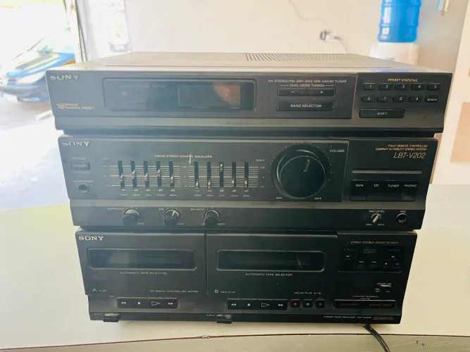 rádio mini system sony lbt-v202