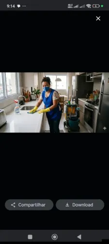Trabalho com faxina, diária aparte de 70 reais
