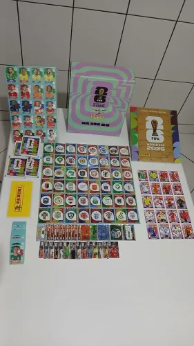 Album completo pra colar+ Legends + porta álbum + acessórios