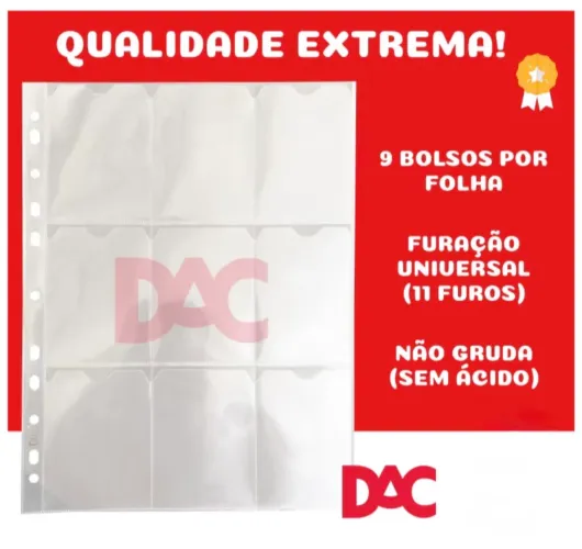 Envelope plástico para card