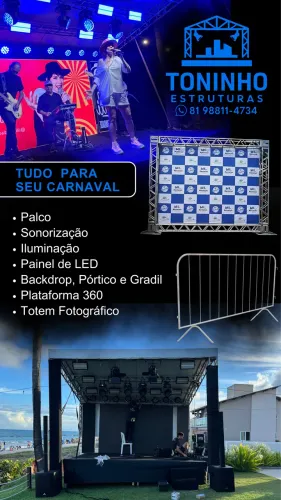 Palco Completo (Leia a descrição)