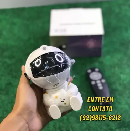 Projetor Astronauta Estrelado Com Controle - Entrega das 9 até 22hrs