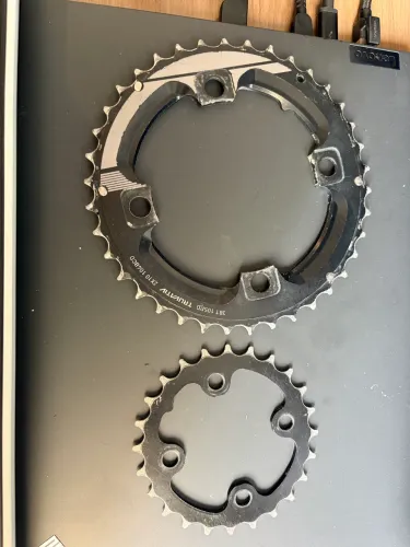 Coroa MTB para Sram Truvativ 2x10 24-38T