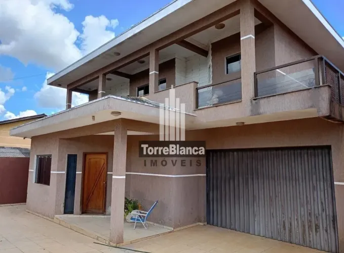 Sobrado para locação, 5 quartos sendo 3 suítes, 550 m², Periquitos - Ponta Grossa/PR