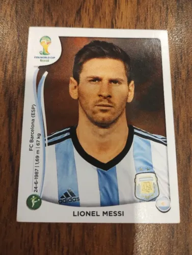 Messi Figurinha Copa 2014 Brasil Nova original