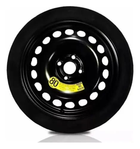 Estepe Fino Gm Onix Sonic Completo 115/70r15 26231895 Cor Preto