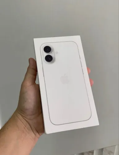 IPHONE 16 PLUS 256GB BRANCO LACRADO | LOJA FÍSICA BH