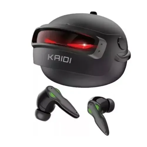 Fone de Ouvido Intra-Auricular Sem Fio TWS Gamer Preto KD-777 Kaidi