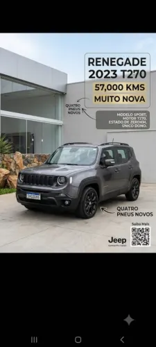Jeep Renegade Sport T270 1.3 TB 4X2 Flex Aut. 2023