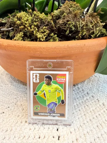 Vinícius Júnior BRONZE - Figurinha Rara Panini Extra Sticker Copa 2026