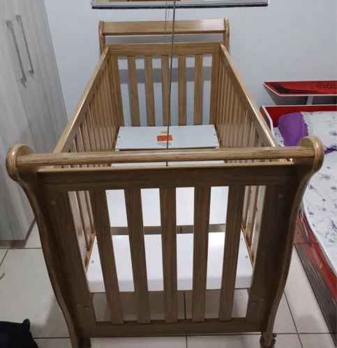 Berço com colchão ortobom