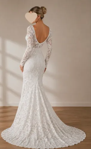 Vestido de Noiva com véu