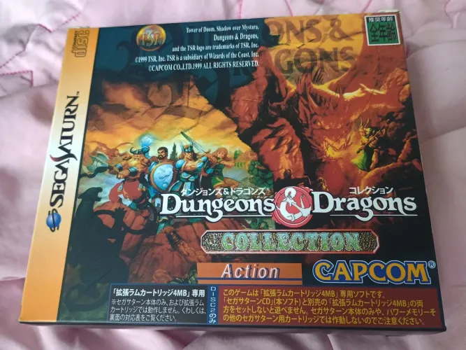Coleção Dungeons and dragons para Sega Saturn