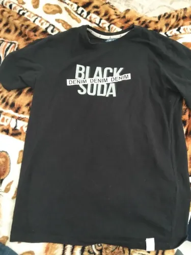 Camisa masculina Black soda, tamanho gg