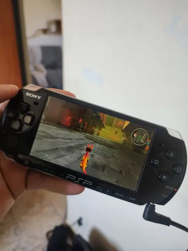 Psp com caixa e Jogos Originais 