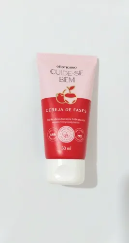 Hidratante Cuide-se Bem Cereja de Fases 50ml O Boticário - Novo