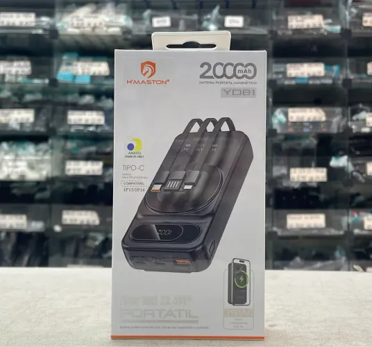 Carregador Portátil Power Bank 20000mah Hmaston YD81