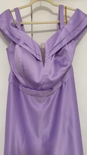 Vestido de Festa Longo Lilás Lovissa - Tam. M (42/44) - Usado 1 vez