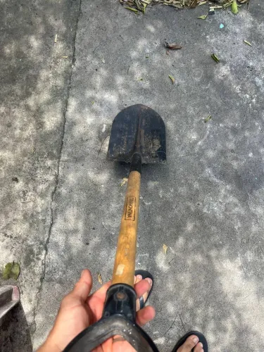 Xibanca e pá da tramotiina / usado duas vezes apenas