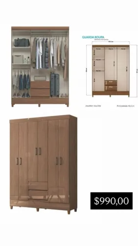 Guarda roupa novo