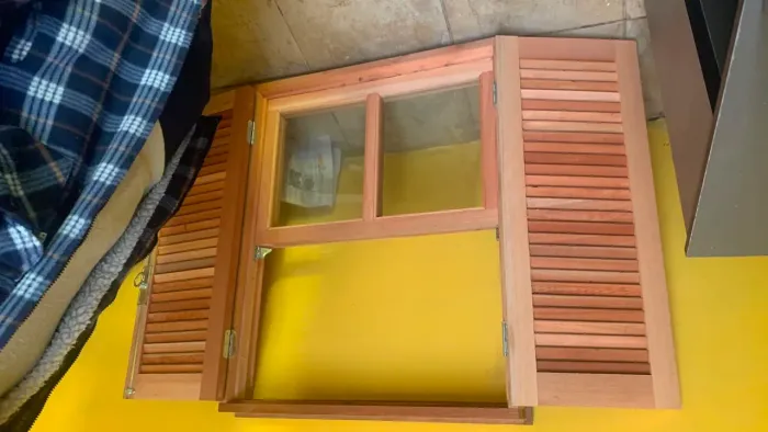 Janela nova já com vidro