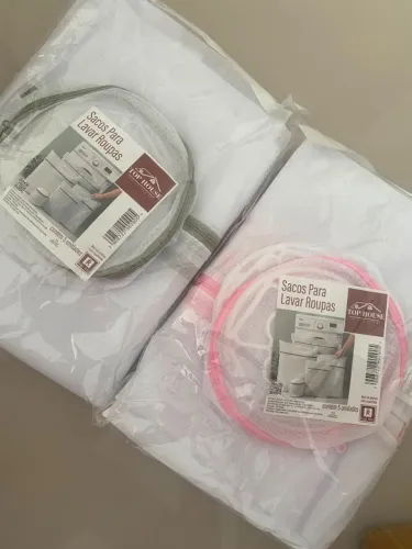 Kit 5 Sacos Protetores para Lavar Roupas na Máquina