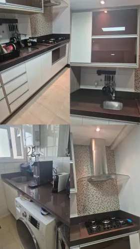 Cozinha e área de serviço completa