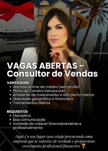 VAGA COMERCIAL - Perfil Empreendedor