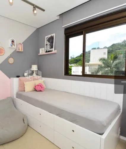 Cama Solteiro MDF Multifuncional + Colchão - Com Baú e Sapateira