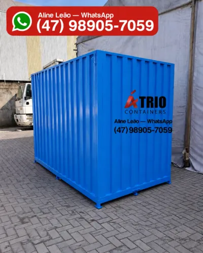 Container Almoxarifado Novo Galvanizado Florianópolis SC - Chave Tetra Piso Naval
