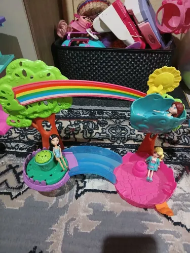 Parque da polly com bonequinhas 