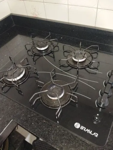 Fogão lecook 4 bocas braslar