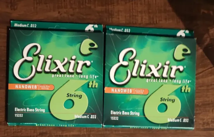Par de Cordas Elixir - C Dó - para a Contra Baixo