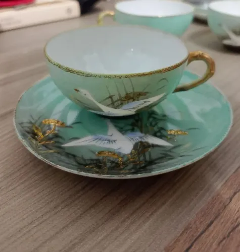 Xícara de porcelana japonesa vintage 