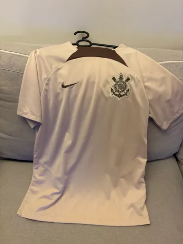 Camisa treino Corinthians 2024 bege
