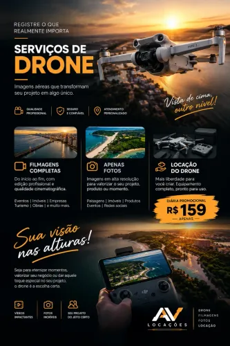 Aluguel de drone 