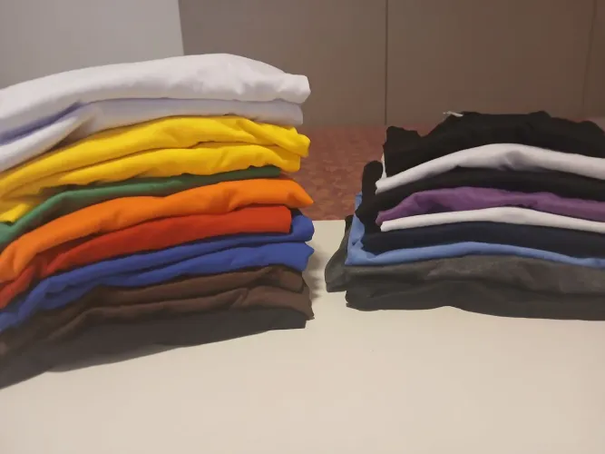 Camisetas em malha fria tamanho M