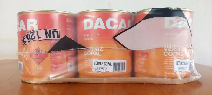 VERNIZ COPAL 900ML INCOLOR 6 UNIDADES