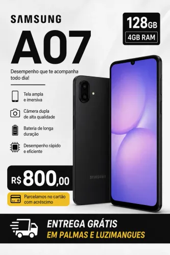 ? SAMSUNG A07 - 128GB | 4GB RAM 