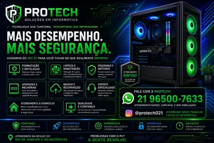 Seu computador ou notebook está travando, lento ou nem liga? Eu resolvo!
